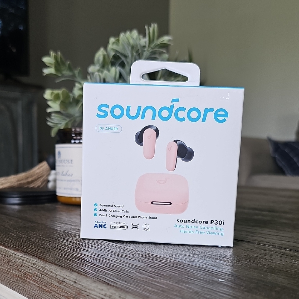 Soundcore P30i Pink Wireless Earbuds with Case